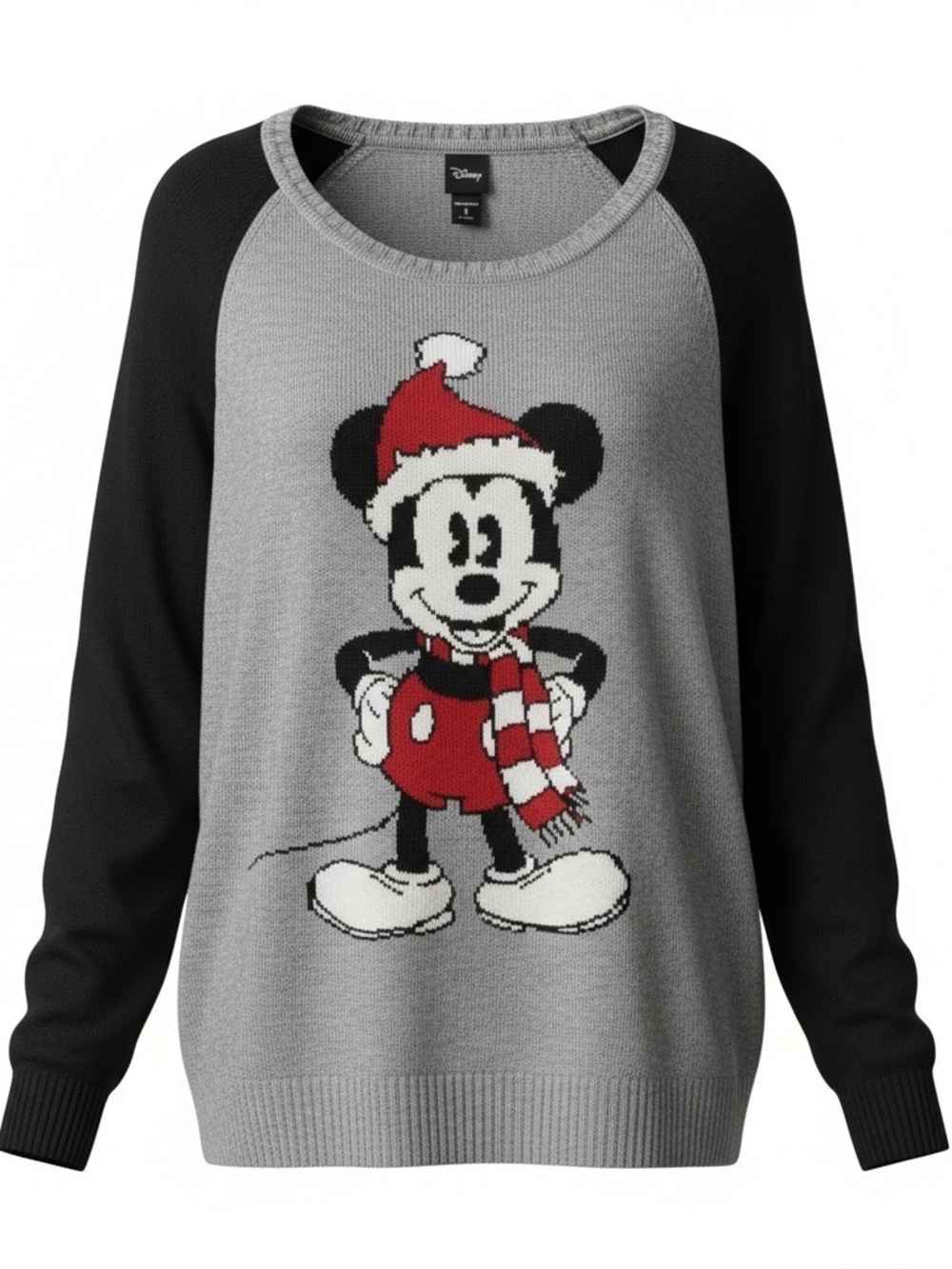 Torrid Disney Mickey Mouse Christmas Holiday Raglan Sweater 4X Plus Size